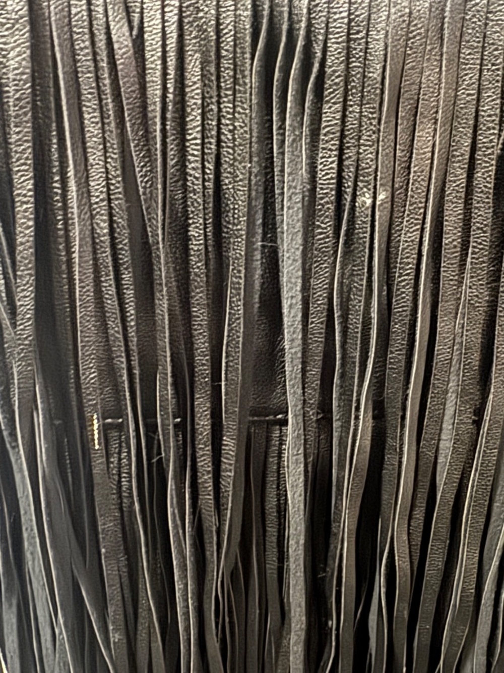 Steve Madden black fringe tote bag - Picture 5 of 7